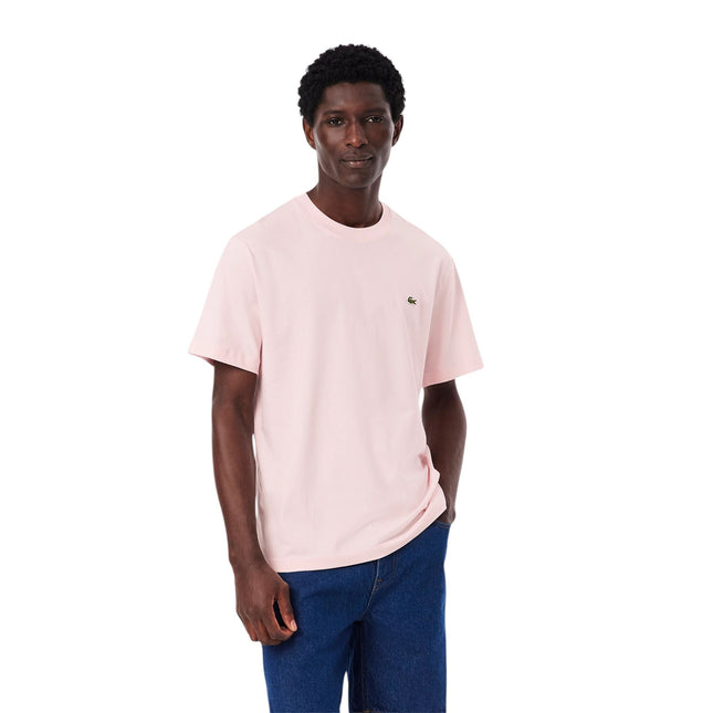 T-shirt Classic In Pima Uomo Pink Light