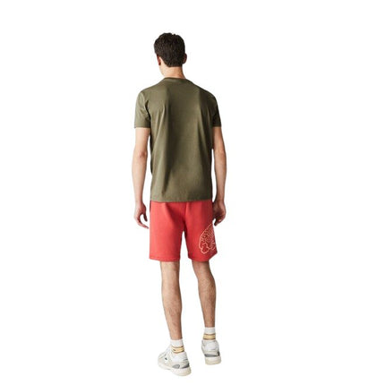 T-shirt Classic in Pima Uomo Verde Cachi