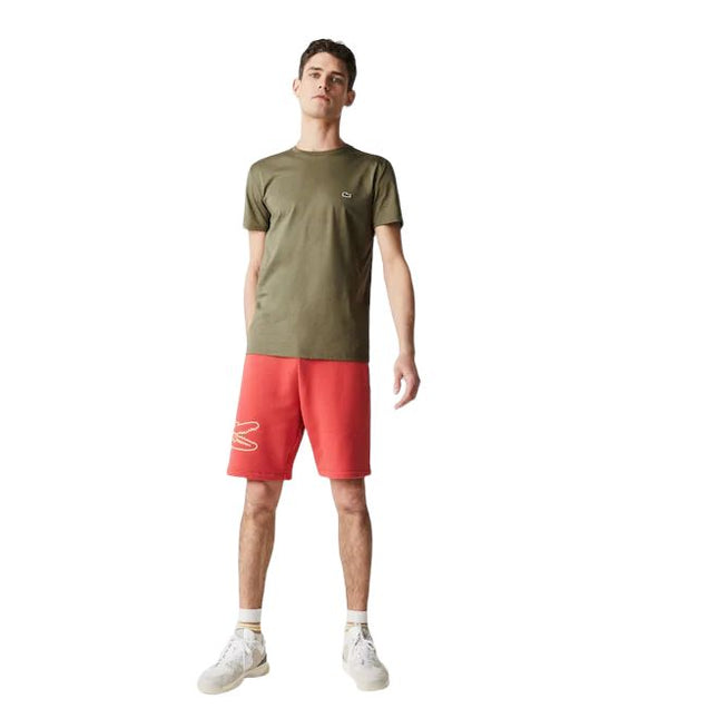 T-shirt Classic in Pima Uomo Verde Cachi