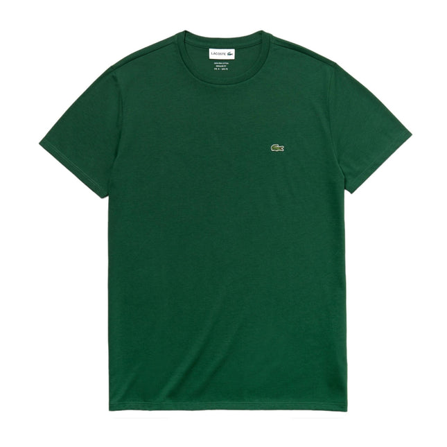 T-shirt Classic In Pima Uomo Verde Smeraldo
