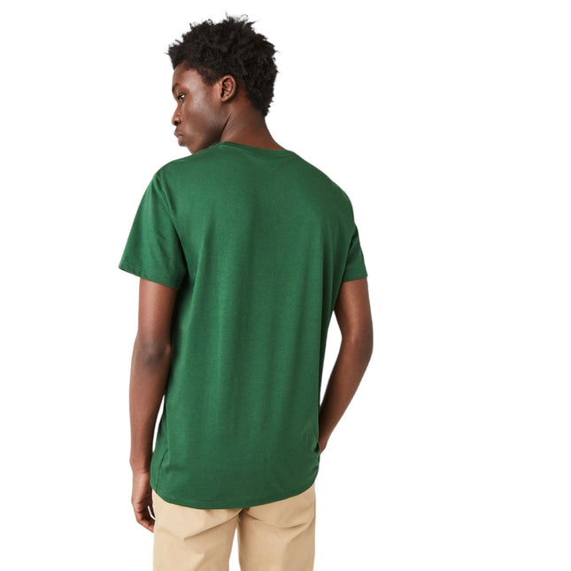 T-shirt Classic In Pima Uomo Verde Smeraldo