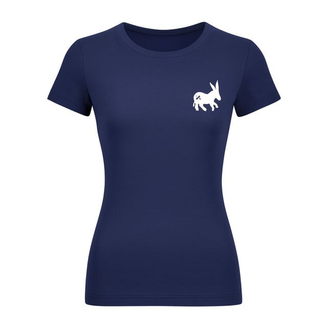 T-shirt Classic Logo Donna Blue Navy