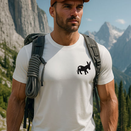 T-shirt Classic Logo Uomo White/Black