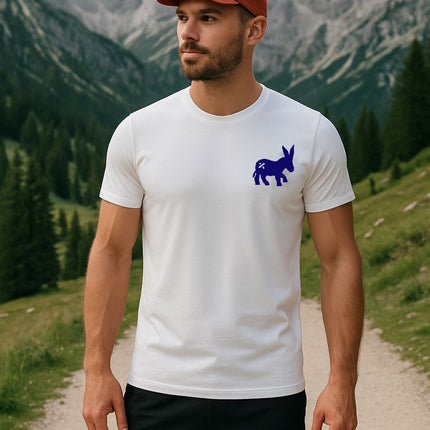 T-shirt Classic Logo Uomo White/Navy