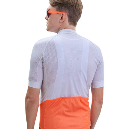 T-shirt Essential Road Logo Uomo Granite Grey/Zink Orange