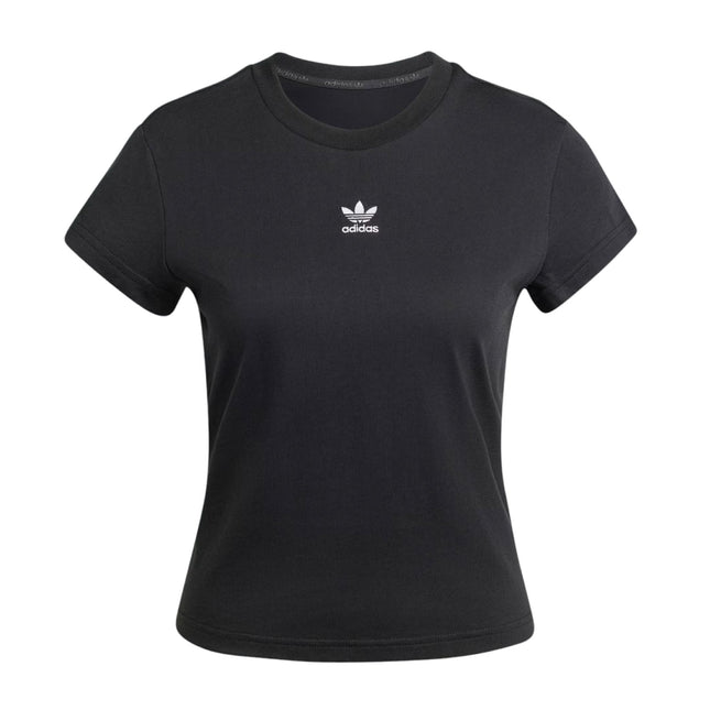 T-shirt Essential Slim Donna Black