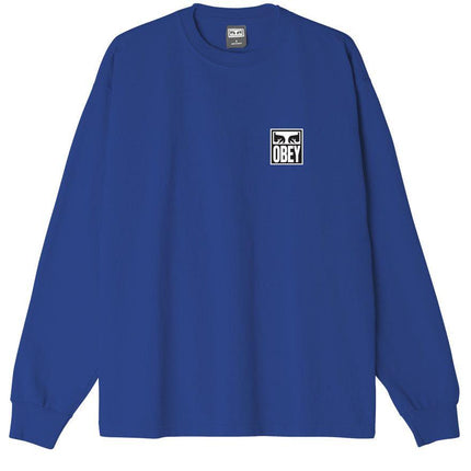 T-shirt Eyes Icon II Uomo Surf Blue