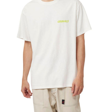 T-shirt Footprints Uomo White
