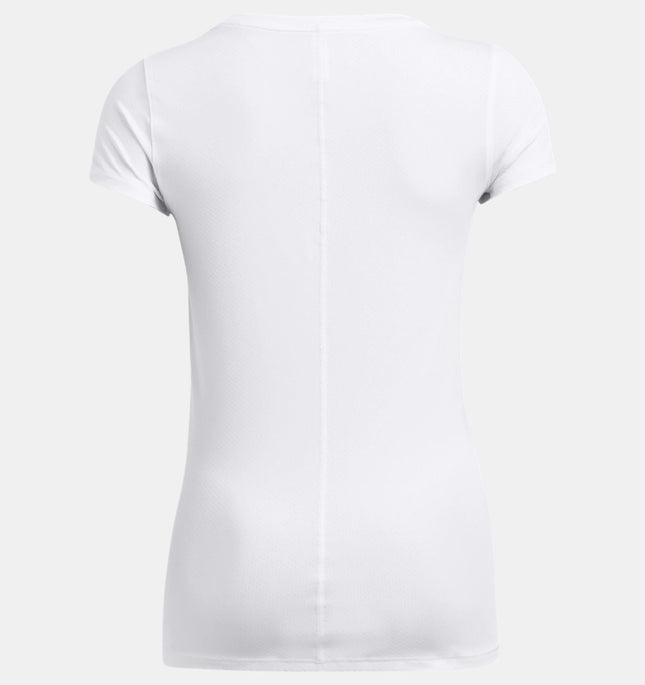T-shirt HeatGear Armour Donna White/Black