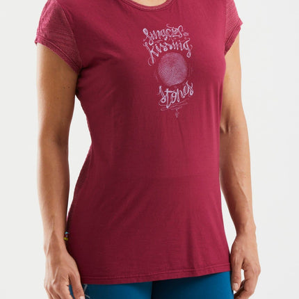 T-shirt Kiss 2.4 Donna Magenta
