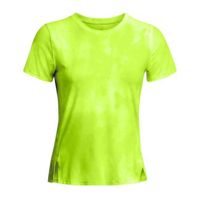 T-shirt Launch Elite Printed Donna High Vis Yellow/Reflective