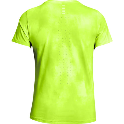 T-shirt Launch Elite Printed Donna High Vis Yellow/Reflective