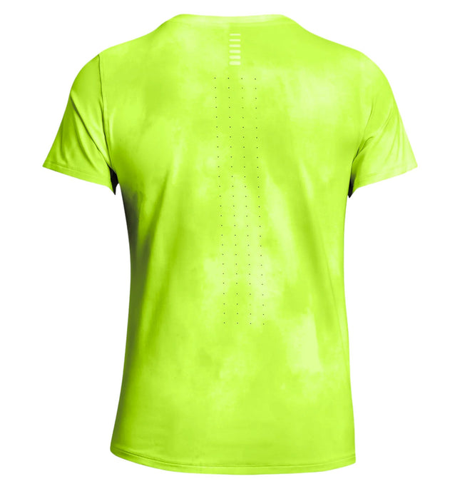 T-shirt Launch Elite Printed Donna High Vis Yellow/Reflective