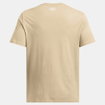 T-shirt Left Chest Logo Uomo City Khaki/White
