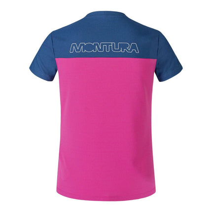 T-shirt Outdoor 20 Bambina Deep Blue/Intense Violet