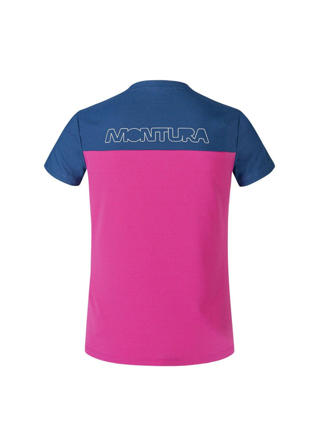 T-shirt Outdoor 20 Bambina Deep Blue/Intense Violet