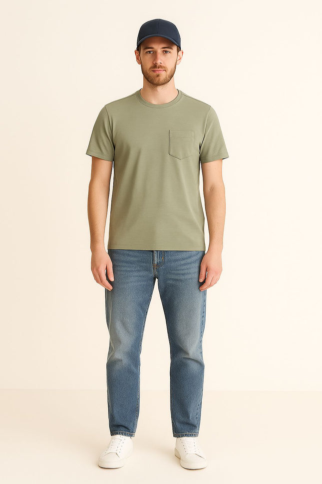 T-shirt Pocket Uomo Sage