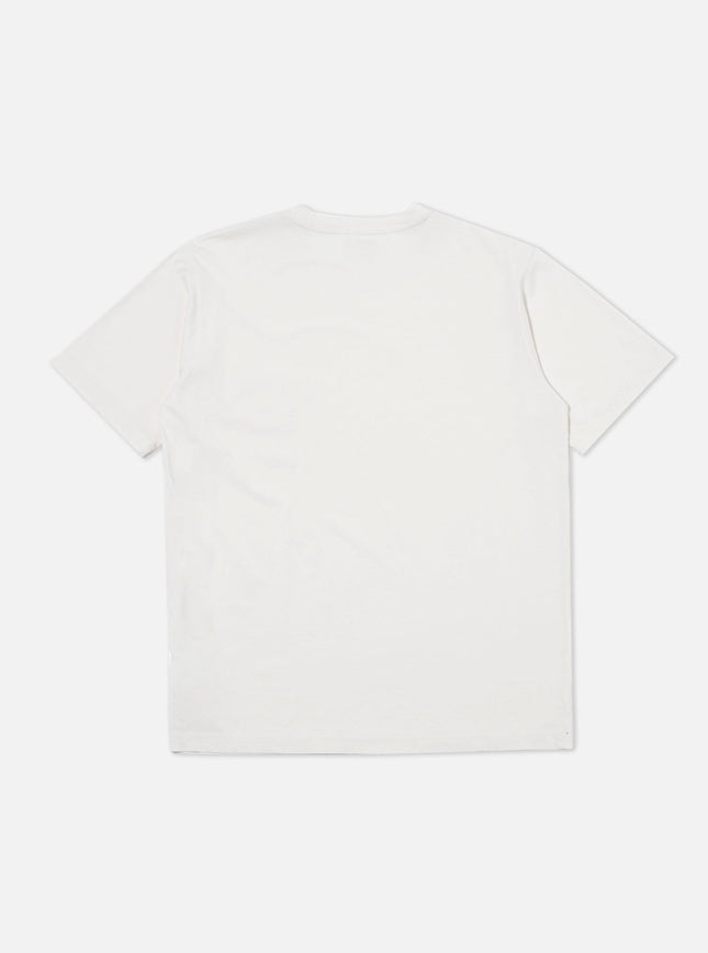 T-shirt Print Pocket Uomo Ecru