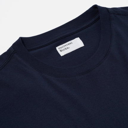 T-shirt Print Pocket Uomo Navy