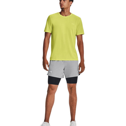 T-shirt Seamless Stride Uomo Lime Yellow/Reflective