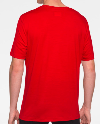T-shirt S/S Flame Uomo Rossa