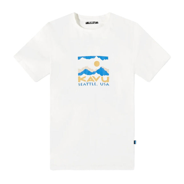 T-shirt Sticker Square Uomo Natural