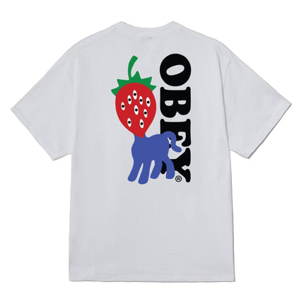 T-shirt Strawberry Uomo White