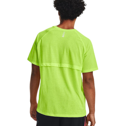 T-shirt Streaker Run Uomo Lime Surge/Reflective