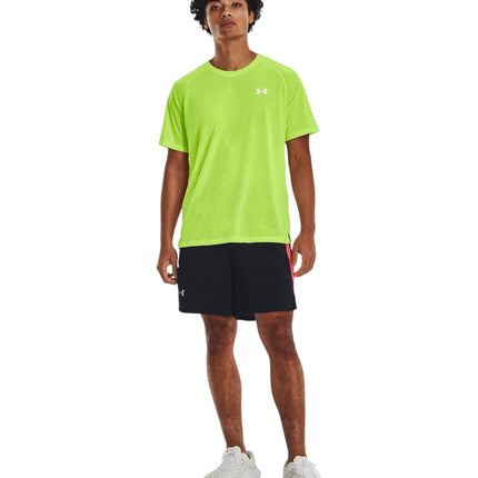 T-shirt Streaker Run Uomo Lime Surge/Reflective