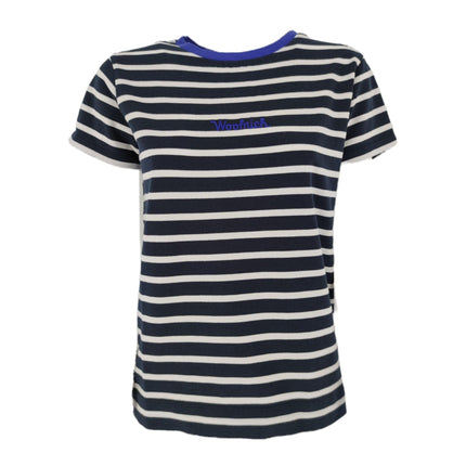 T-shirt Striped Jersey Donna Melton Blue Stripe