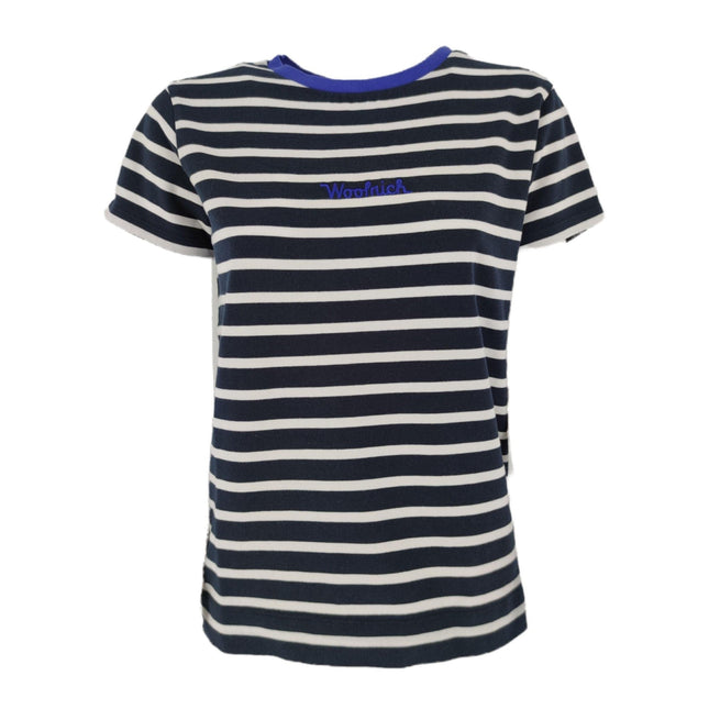 T-shirt Striped Jersey Donna Melton Blue Stripe