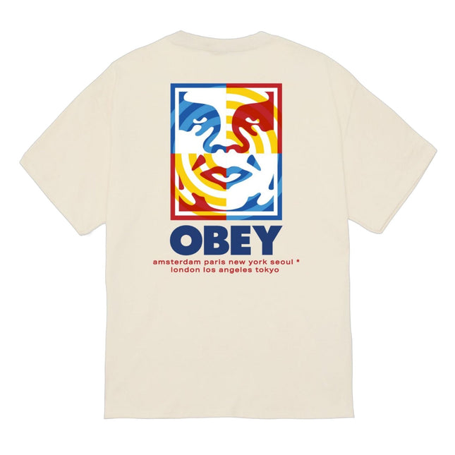 T-shirt Target Icon Uomo Cream