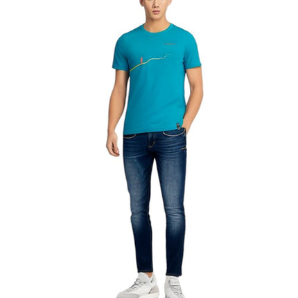 T-shirt Trail Uomo Tropic Blue