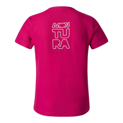 T-shirt Trekking Bambina Rosa Sugar