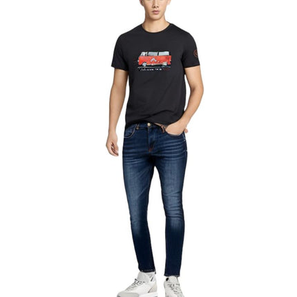 T-shirt Van Uomo Carbon/Cherry Tomato