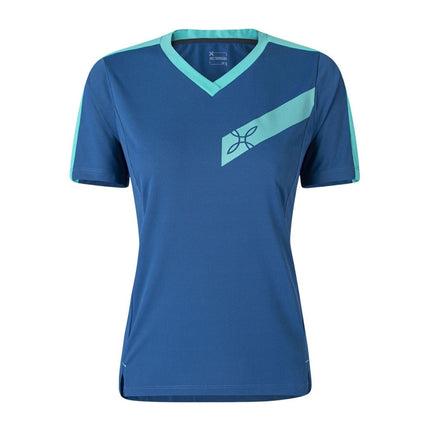 T-shirt Way Donna Deep Blue/Care Blue