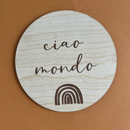 Targhette in Legno Mono