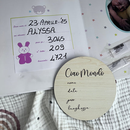 Targhette in Legno Mono