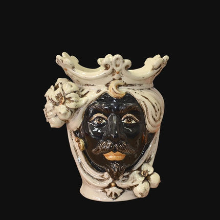 Testa h 25 limoni avorio maschio moro