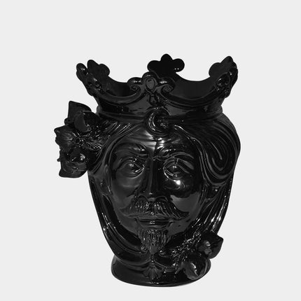 Testa h 25 limoni black lucido maschio