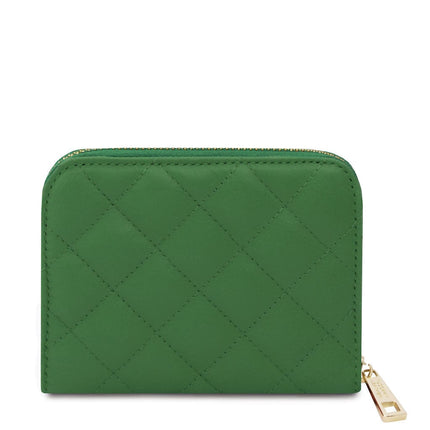 Teti - Exclusive zip around soft quilted leather wallet | TL142319