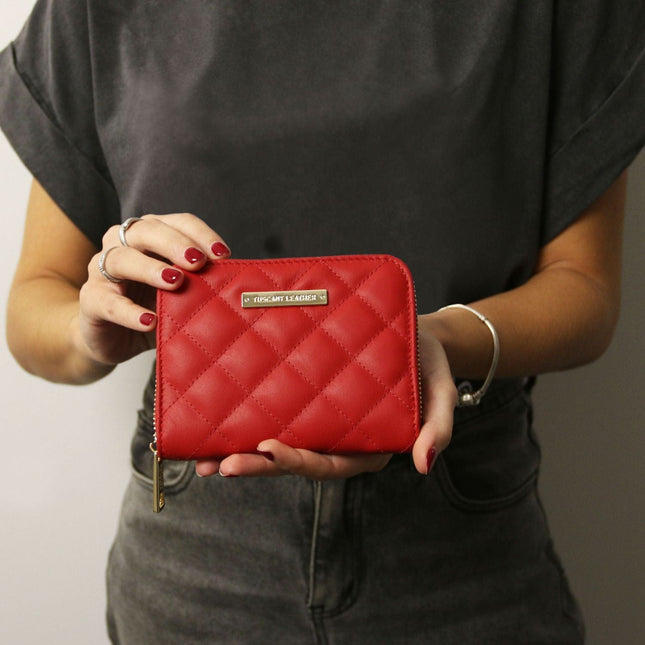 Teti - Exclusive zip around soft quilted leather wallet | TL142319