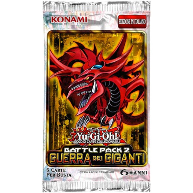 Busta YGO Battle Pack 2 - Guerra dei Giganti 1 ed.