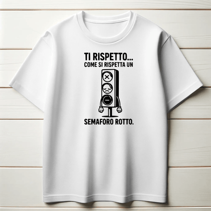 Ti rispetto… come si rispetta un semaforo rotto.