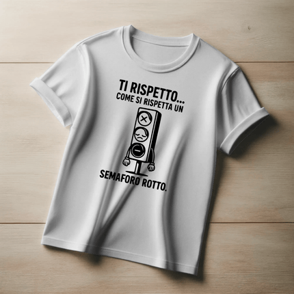 Ti rispetto… come si rispetta un semaforo rotto.