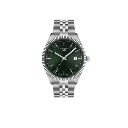Tissot Ballade 40mm Quarzo Uomo – Quadrante Verde, Bracciale Acciaio, Swiss Made – Codice T156.410.11.091.00