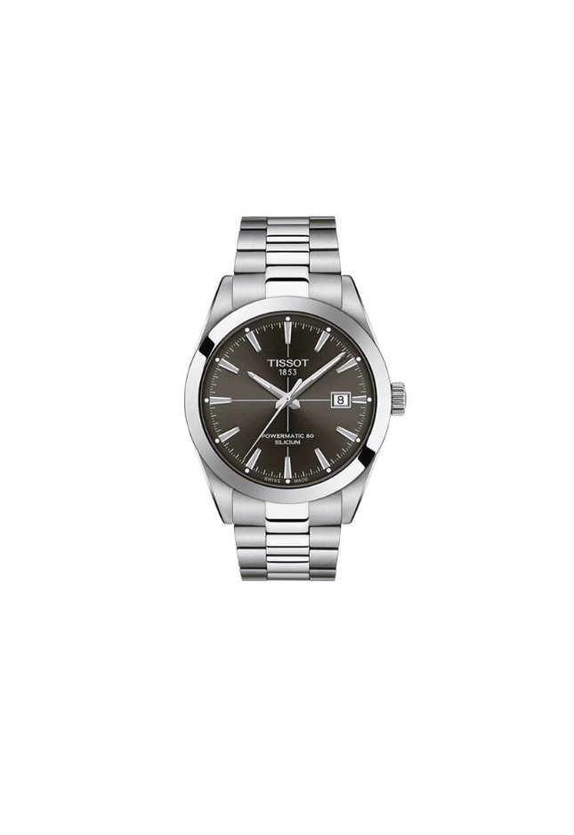 Tissot Gentleman Powermatic 80 – Automatico Swiss Made, grigio scuro (anthracite), 40 mm – T127.407.11.061.01