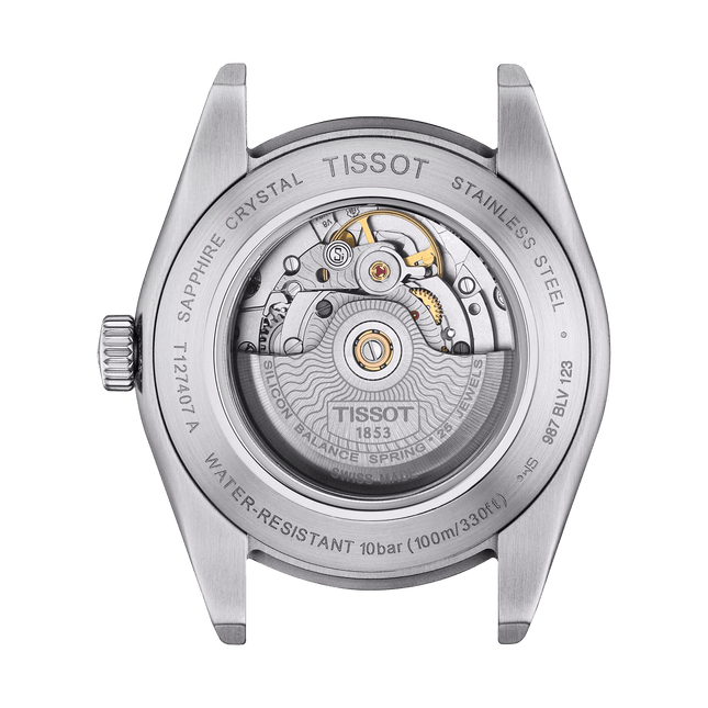 Tissot Gentleman Powermatic 80 – Automatico Swiss Made, grigio scuro (anthracite), 40 mm – T127.407.11.061.01