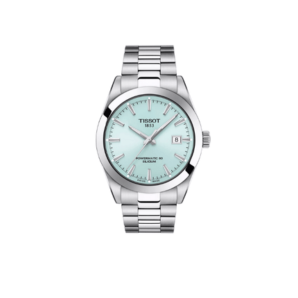 Tissot Gentleman Powermatic 80 Silicium Automatico Swiss Made Azzurro 40mm T127.407.11.351.00