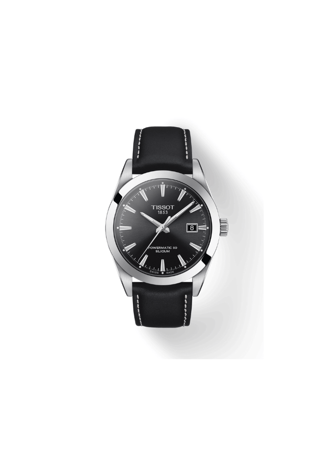 Tissot Gentleman Powermatic 80 Silicium – Automatico, Swiss Made, Nero su Nero, 40mm – T127.407.16.051.00